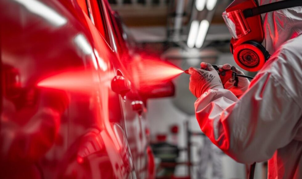 Auto body painting Auto body painting